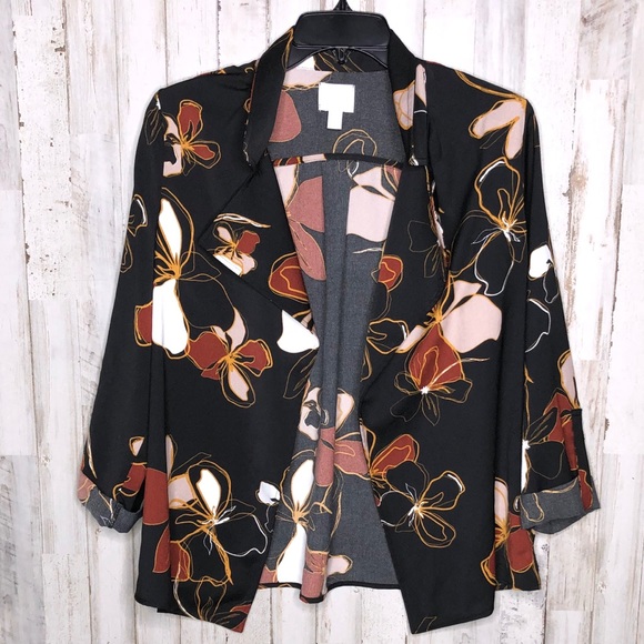 14th & Union desert floral notch lapel jacket - Picture 2 of 4